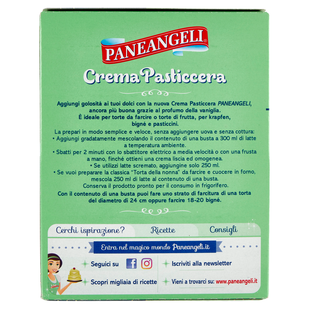 PANEANGELI Crema Pasticcera 2 x 75 g