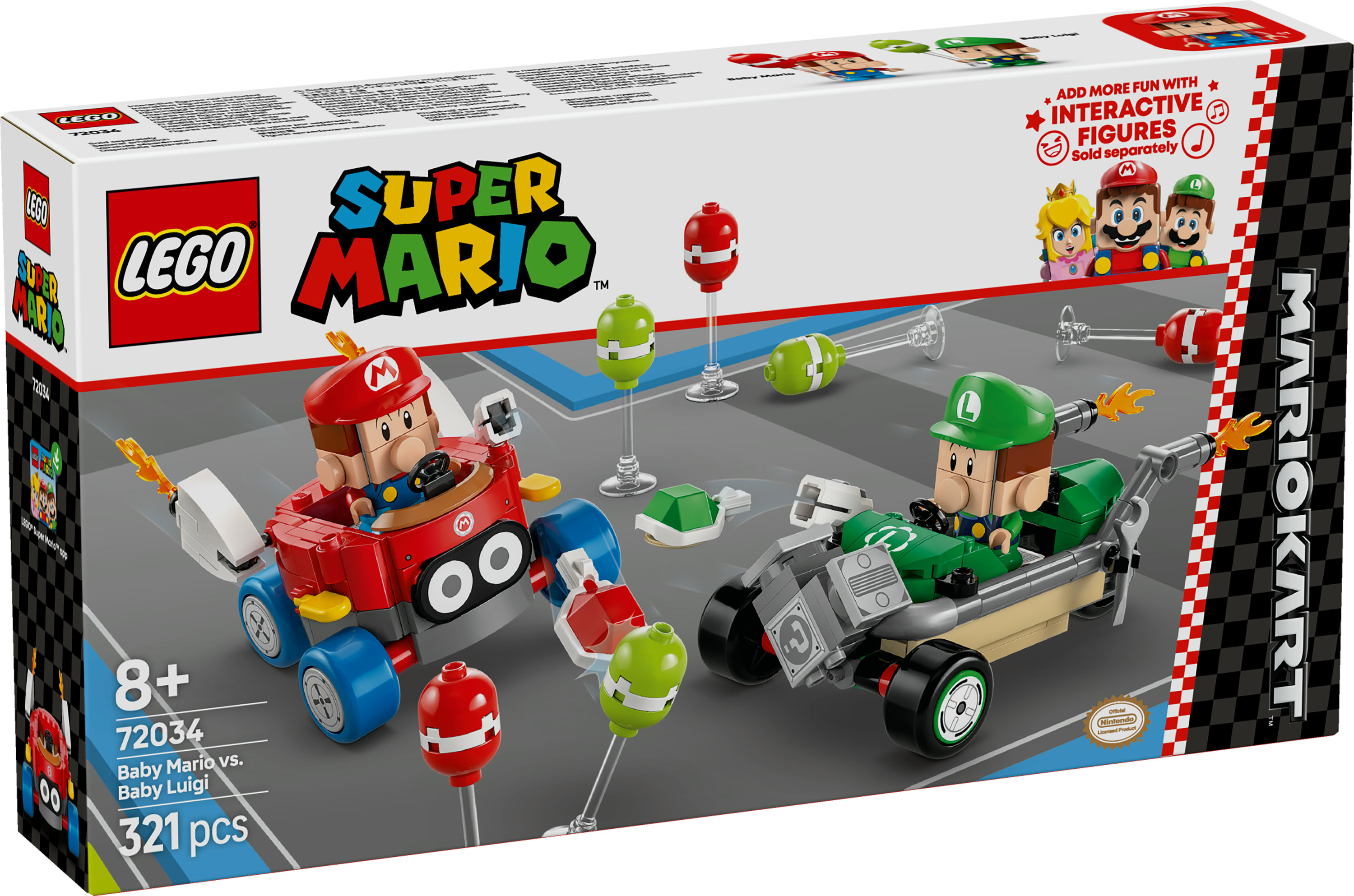 LEGO Super Mario Mario Kart™: Baby Mario vs Baby Luigi