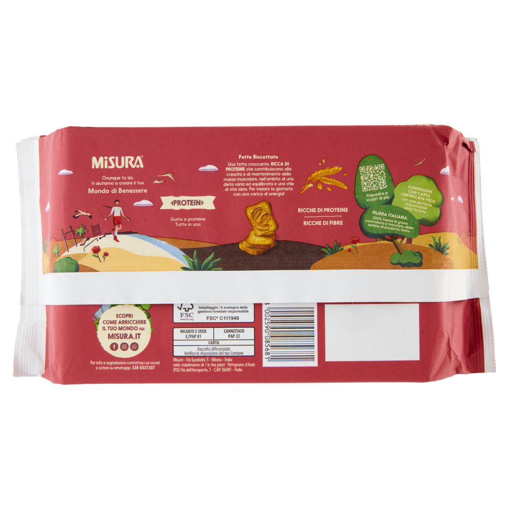Misura Protein Fette Biscottate 320 g