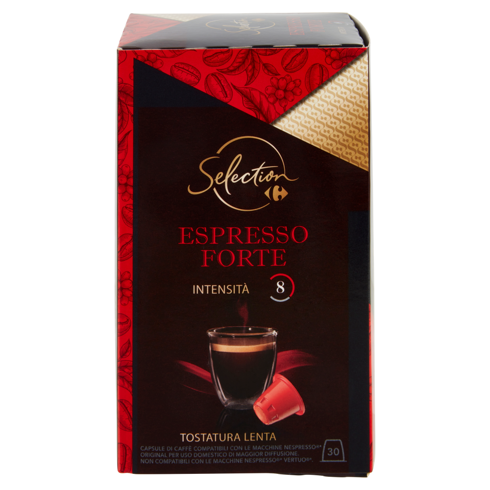 Carrefour Selection Espresso Forte Intensità 8 Capsule 30 x 5 g
