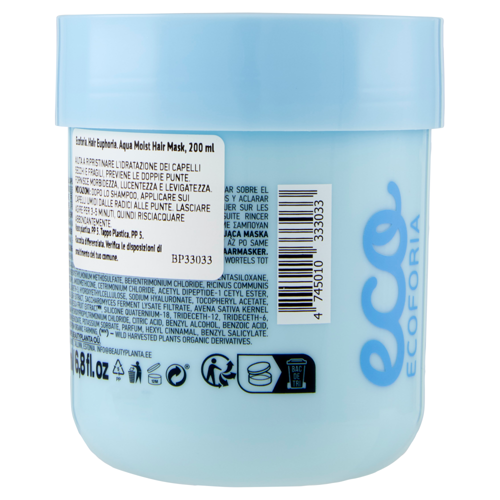 Ecoforia Hair Euphoria Aqua Moist Hair Mask 200 ml