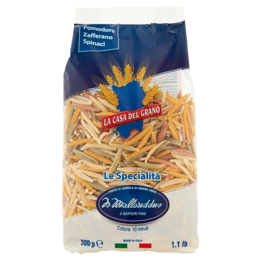 La Casa del Grano Le Specialit&agrave; Is Malloreddus 4 Sapori Fini 500 g