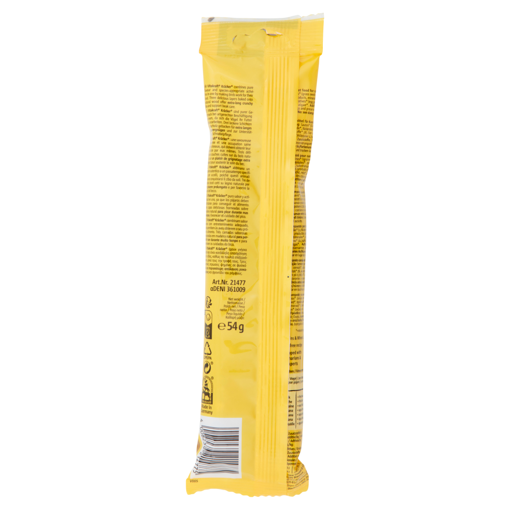 Vitakraft Kräcker Original + Uovo & sementi da prato canarini 2 pezzi 54 g