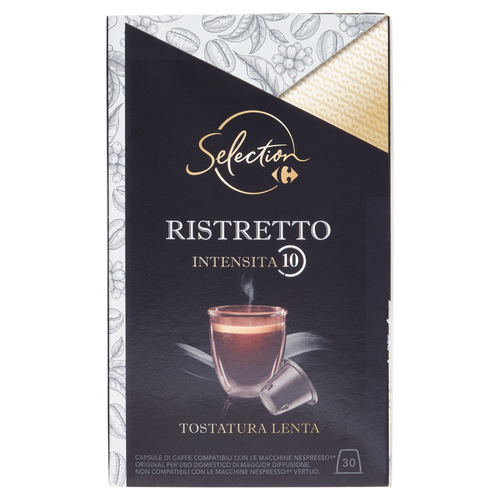 Carrefour Selection Ristretto Intensità 10 Capsule 30 x 5 g