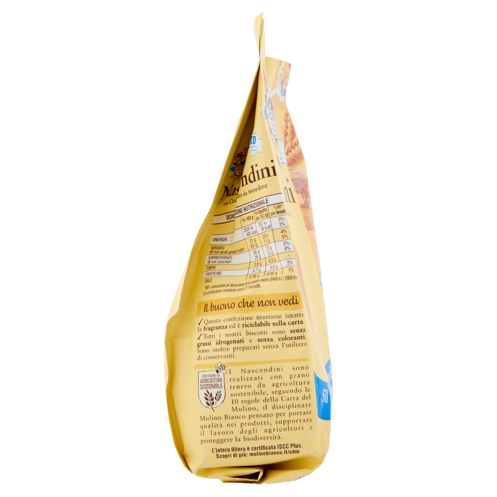 Mulino Bianco Nascondini Biscotti con Cioccolato da Mordere 330g