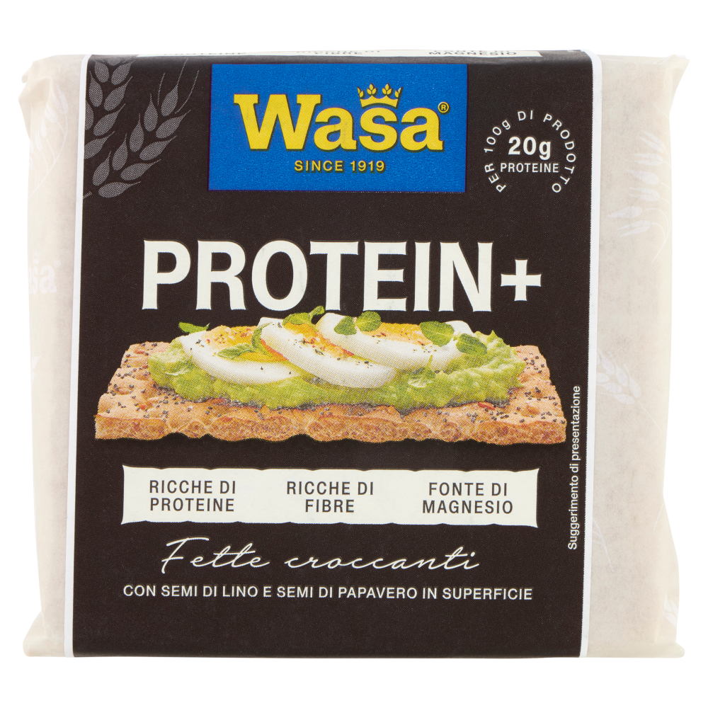 Wasa Protein+ Cracker con 20g di Proteine per 100g Ricche di Proteine 200g