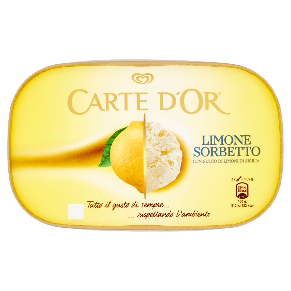 Carte D'Or Limone Sorbetto 500 g