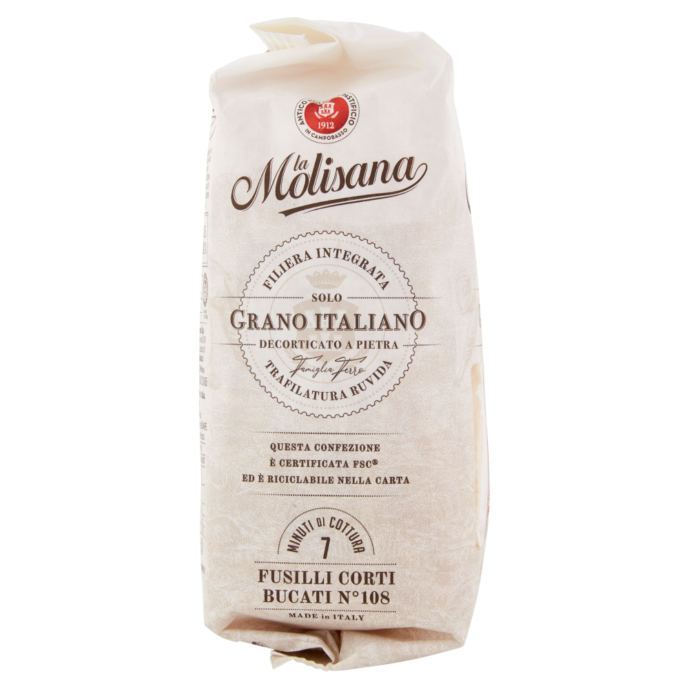 La Molisana 108 Fusilli Corti Bucati 500 g