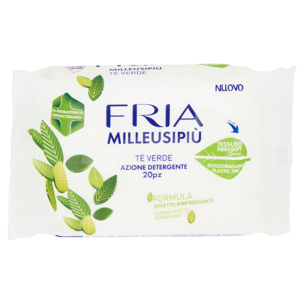 Fria Milleusipiù Tè Verde Azione Detergente 20 pz