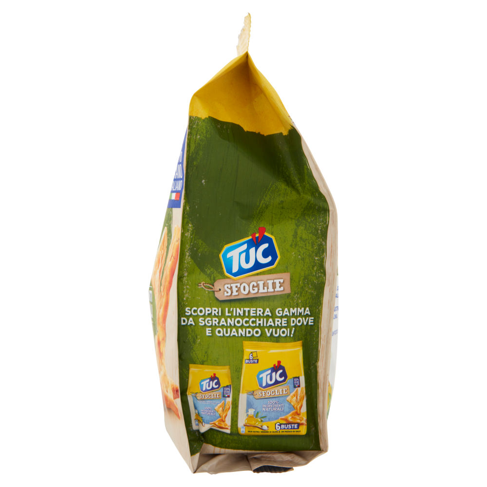 Tuc Sfoglie, crackers con Olio Extra Vergine di Oliva & Erbe Aromatiche - 170 g