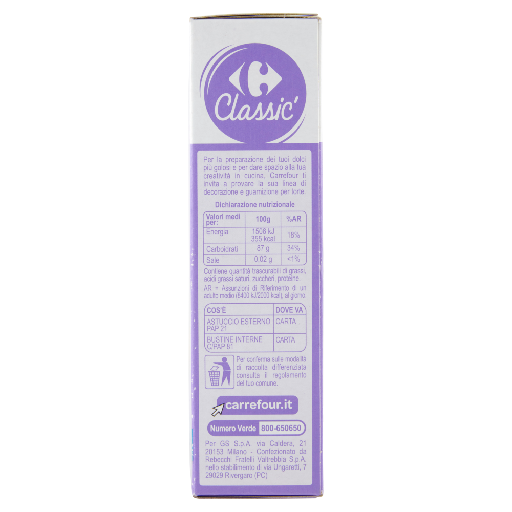 Carrefour Classic Amido di Mais 2 x 62,5 g