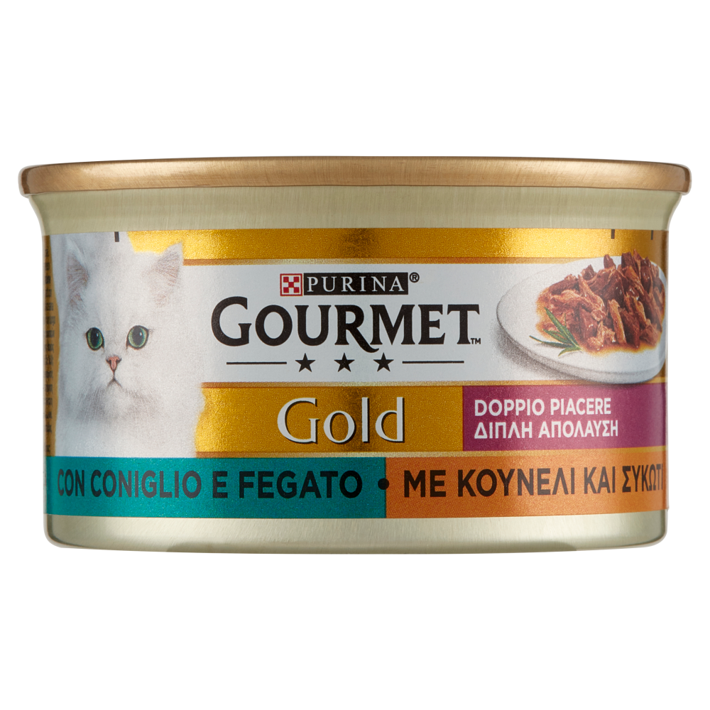 PURINA GOURMET Gold Doppio Piacere con Coniglio e Fegato 85 g