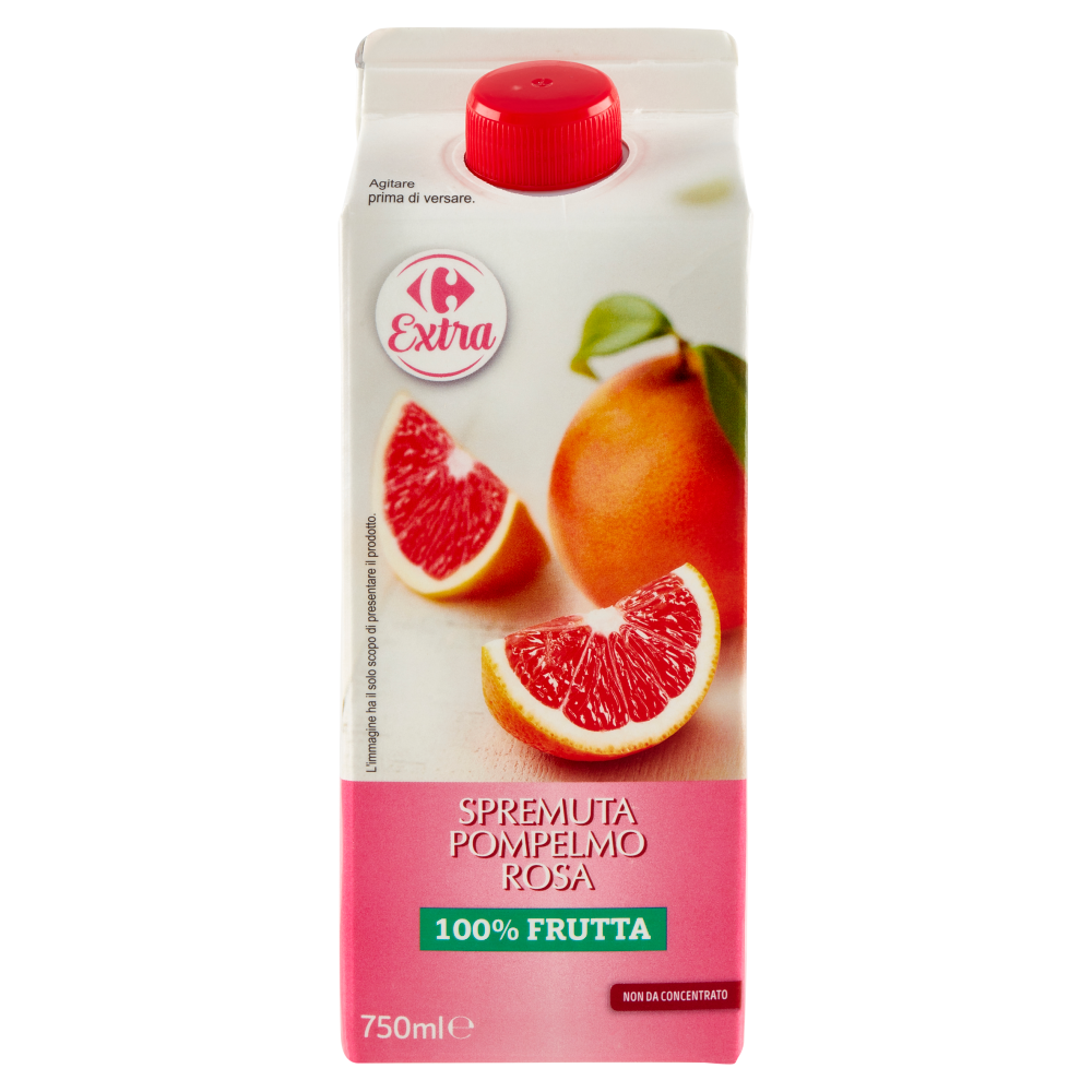 Carrefour Extra Spremuta Pompelmo Rosa 750 ml