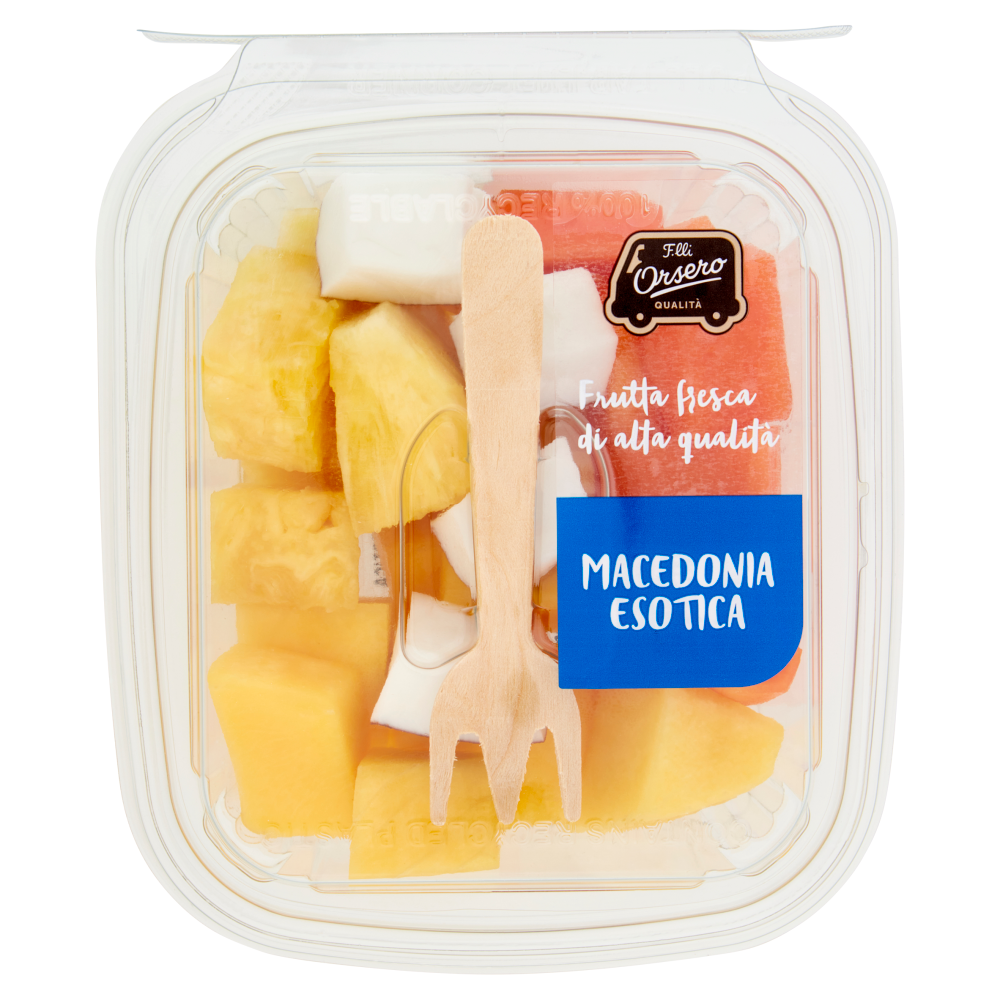 F.lli Orsero Macedonia Esotica Ananas, Mango, Papaya, Cocco 150 g