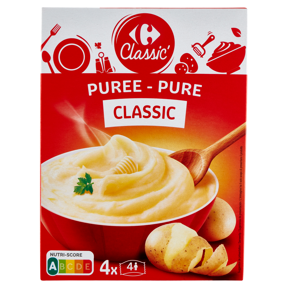 Carrefour Classic Puree Classic 4 x 125 g