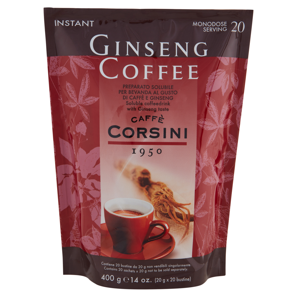 Caffè Corsini Ginseng Coffee Instant 20 x 20 g