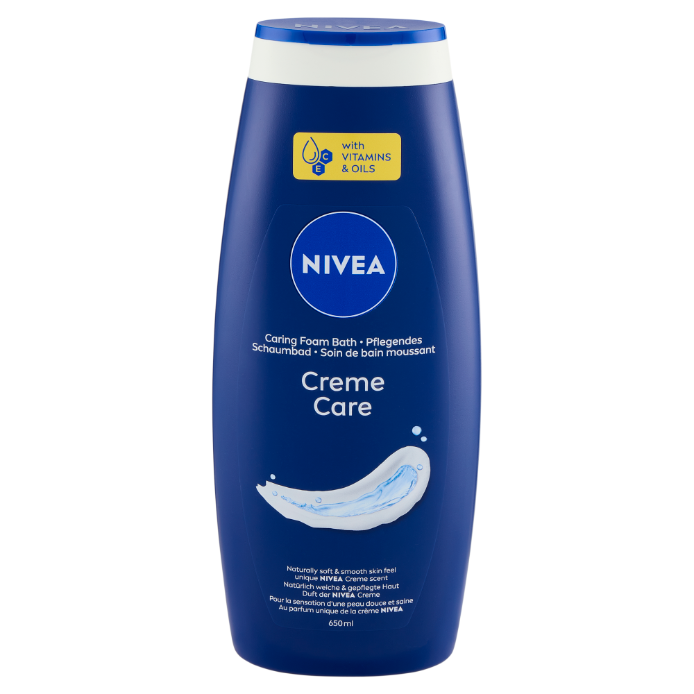 Nivea Creme Care Caring Foam Bath 650 ml