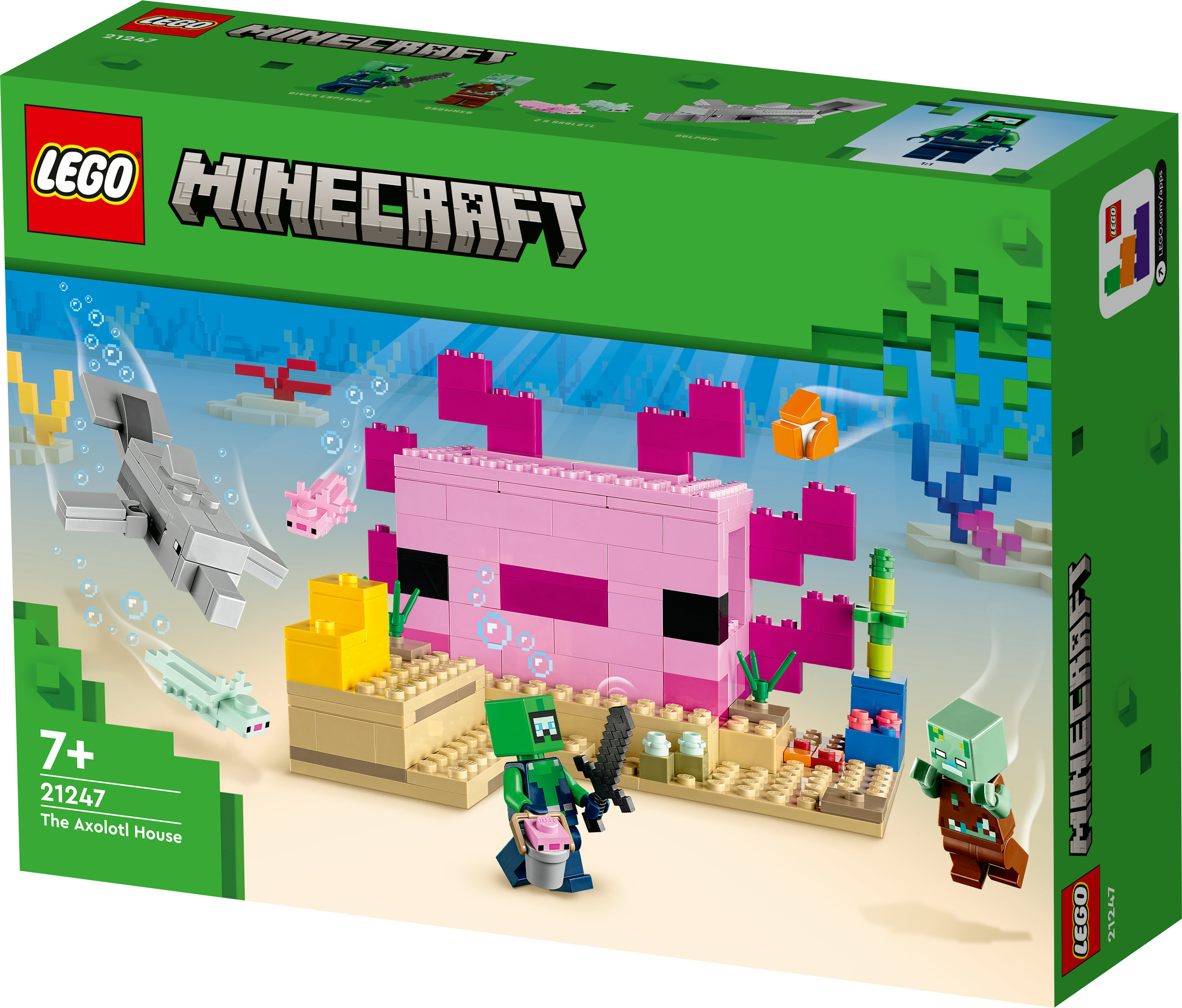 LEGO Minecraft La casa dell&rsquo;Axolotl