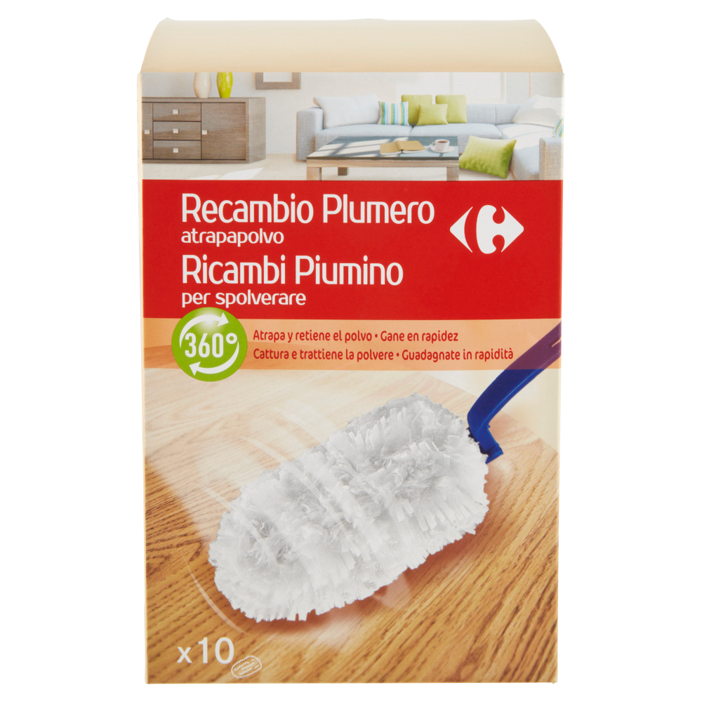 Carrefour Ricambi Piumino per spolverare 360° 10 pz