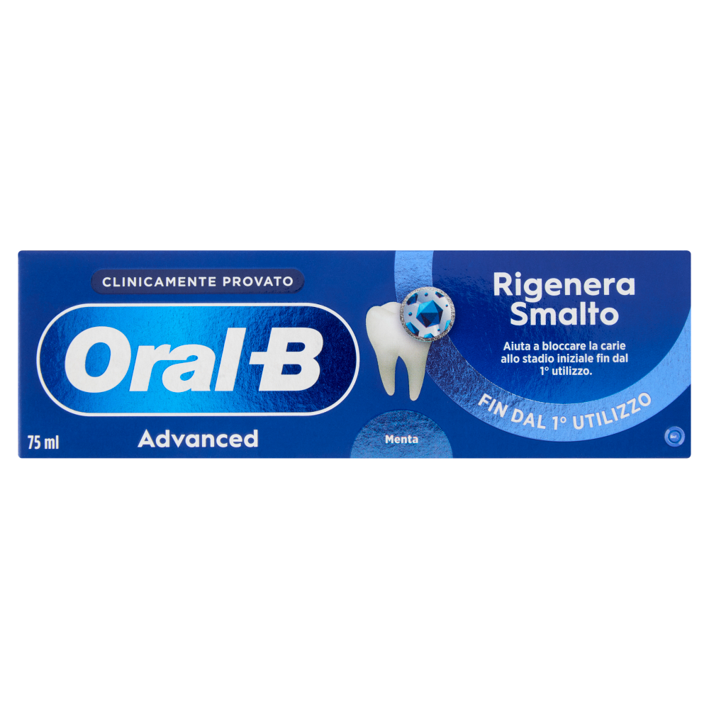 Oral-B Advanced Dentifricio Rigenera Smalto Menta 75 ml