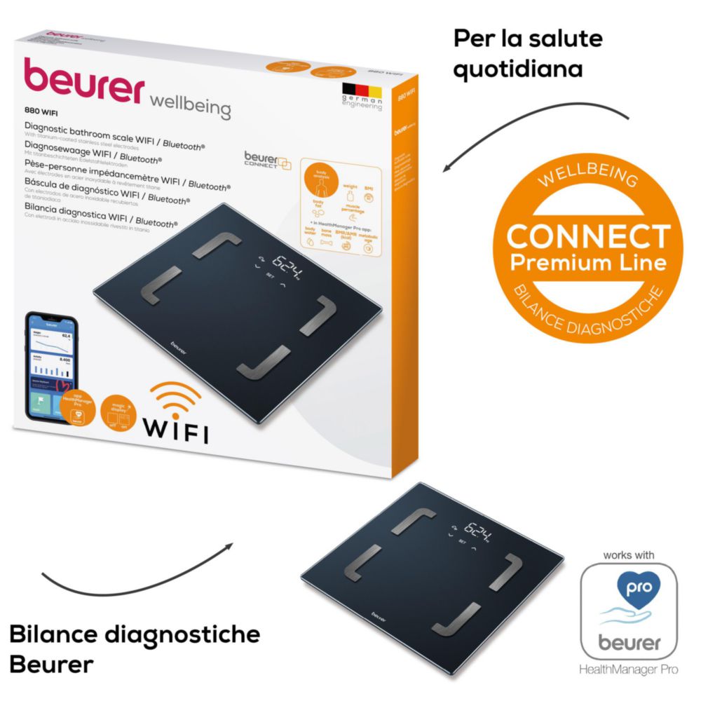 Beurer Bilancia diagnostica BF 880 WIFI