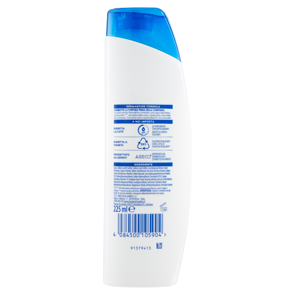 Head & Shoulders Shampoo Antiforfora + Balsamo 2in1 Antiprurito 225 ml