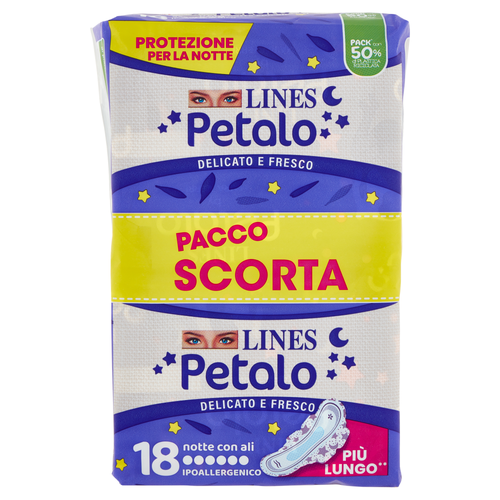 Lines Petalo notte con ali 18 pz