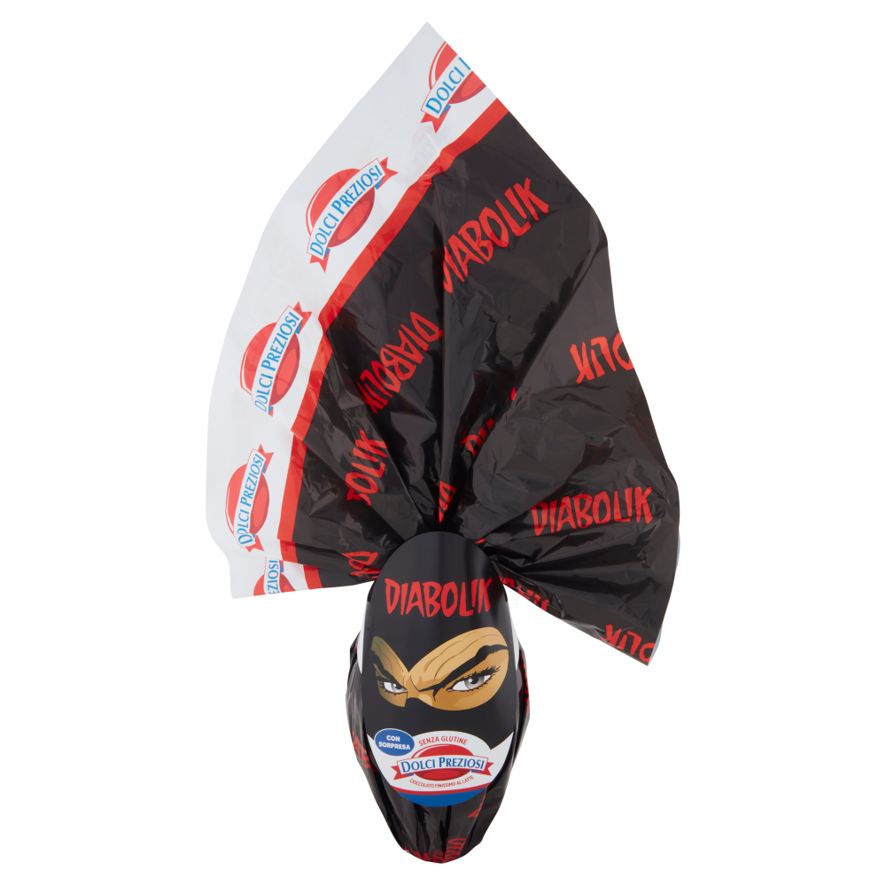 Dolci Preziosi Uovo Cioccolato Finissimo al Latte Diabolik 320 g
