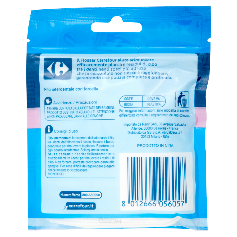 Carrefour Flossers 2 in 1 30 pz