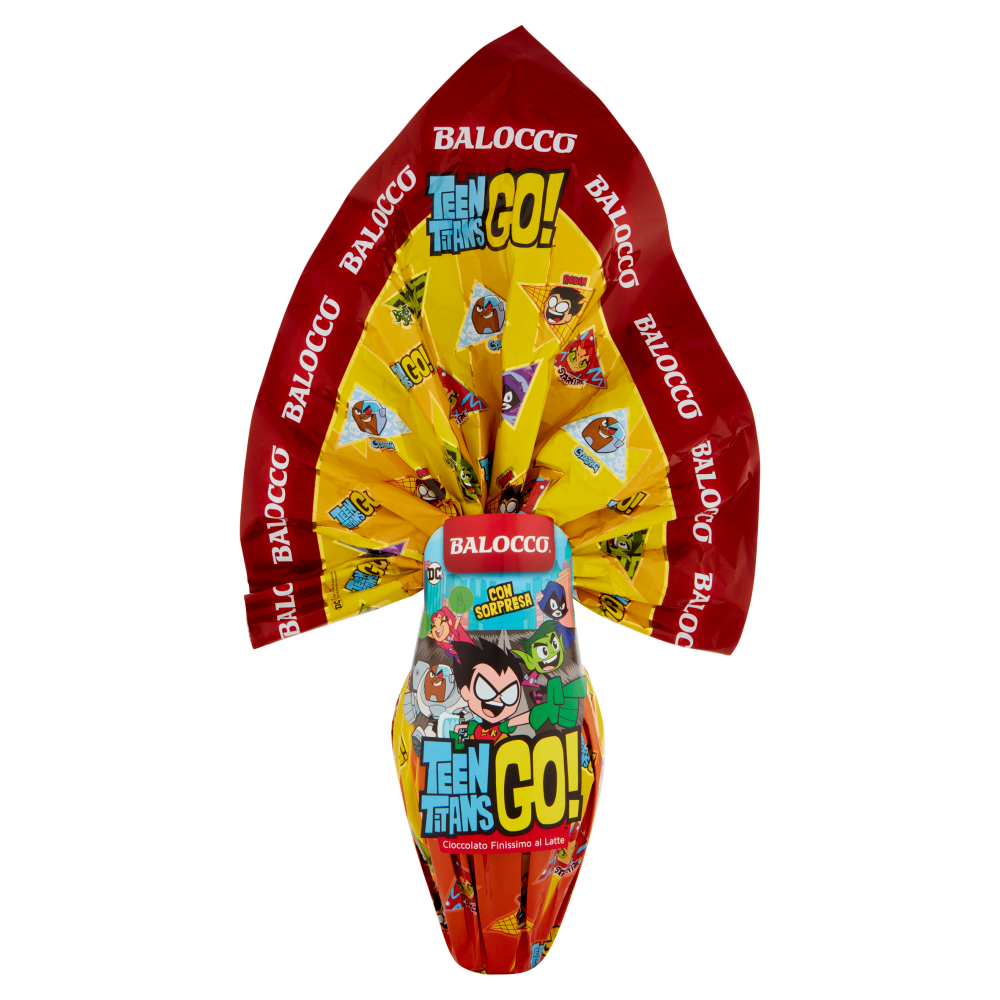 Balocco Uovo Cioccolato Finissimo al Latte Teen Titans Go! 240 g