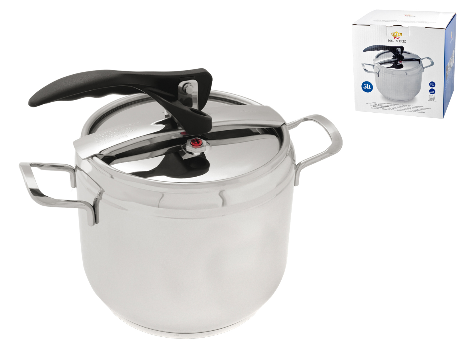 Carrefour Pentola a Pressione Royal Norfolk Inox 5 Litri