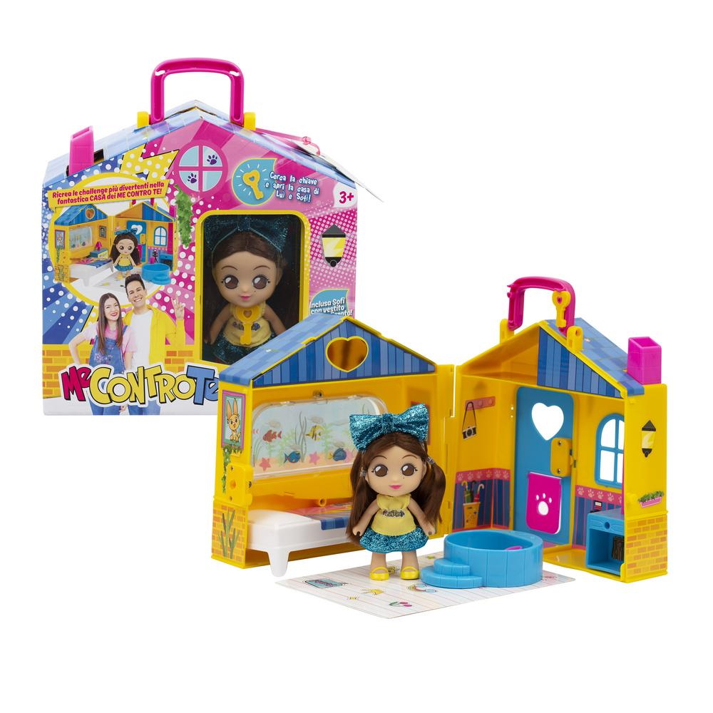 Me Contro Te la Casa con Mini Doll 12 cm dal vestito personalizzato, cerca  la chiave, apri la casa di Sofì e Luì, Giochi Preziosi | Carrefour