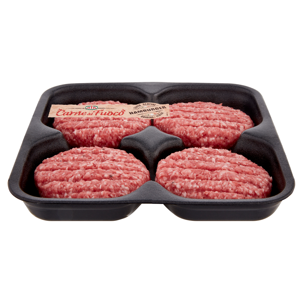 Aia Carne al Fuoco Big Burger di Puro Suino 0,600 kg