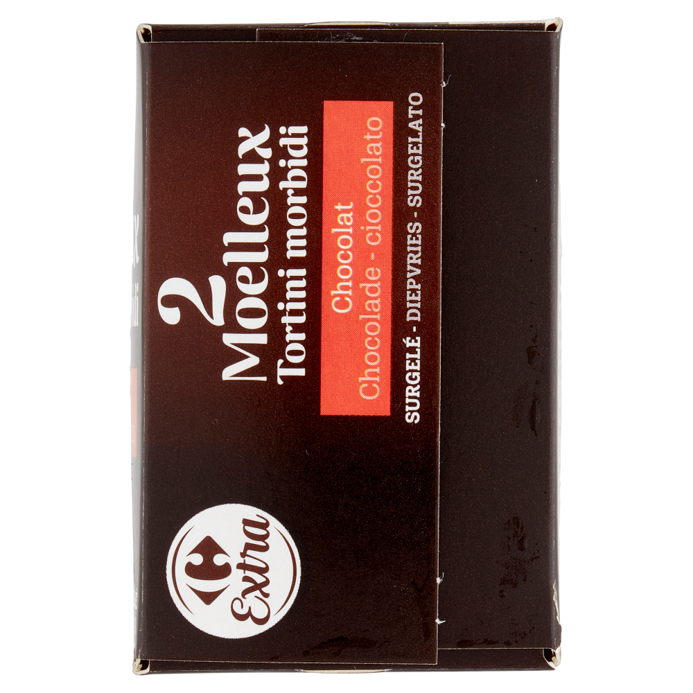 Carrefour Extra Tortini morbidi cioccolato Surgelato 2 x 95 g