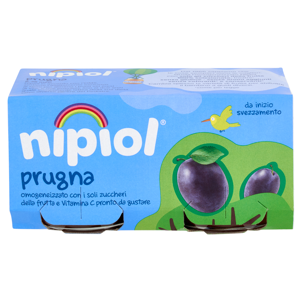 nipiol prugna omogeneizzato 2 x 80 g