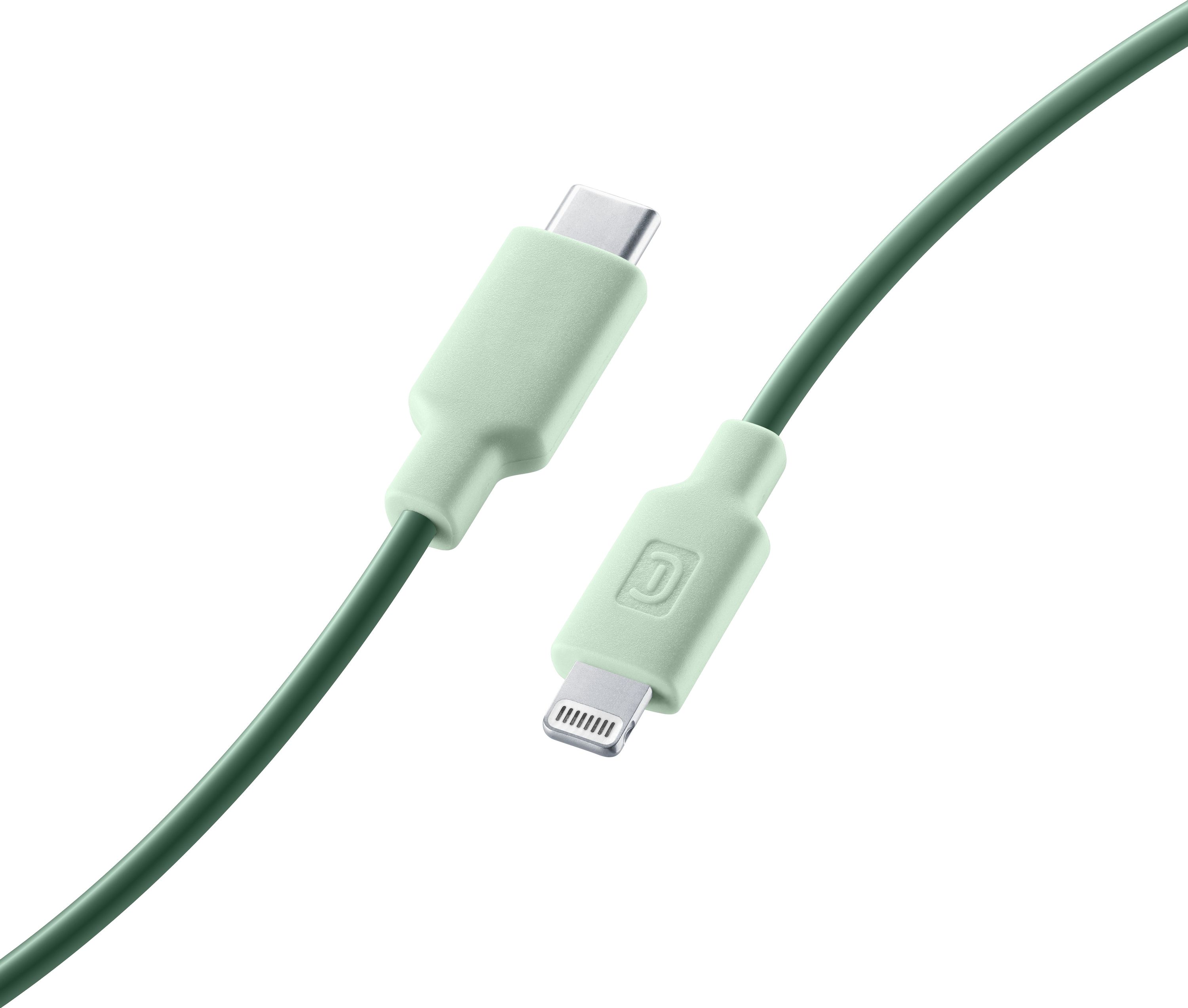 Cellularline Stylecolor Cable 100cm - USB-C to Lightning Cavo colorato da USB-C a Lightning