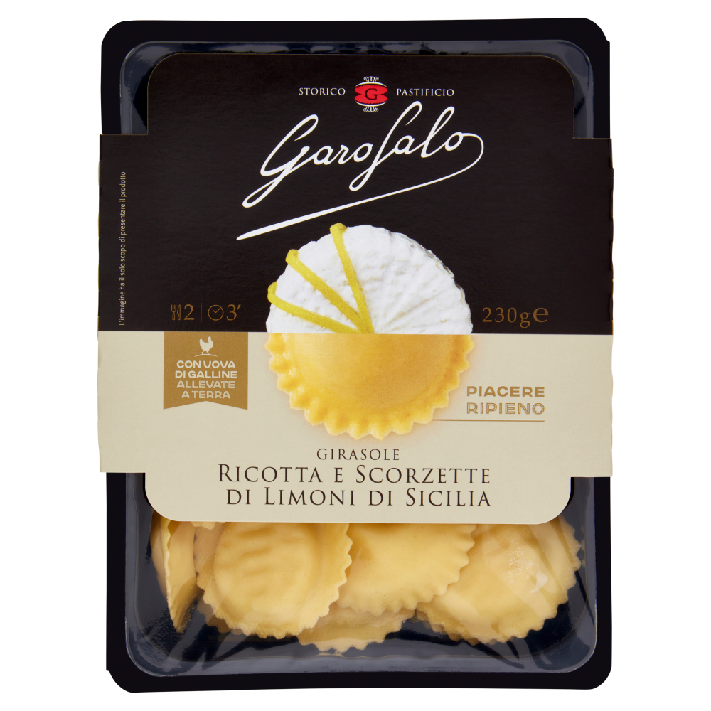 Garofalo Girasole Ricotta e Scorzette di Limoni di Sicilia 230 g