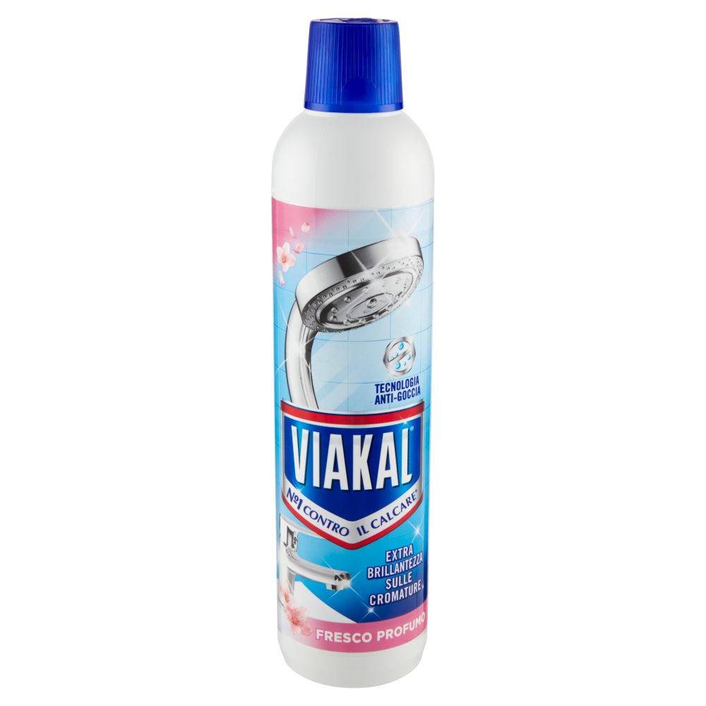 Viakal Detersivo Anticalcare Bagno e Cucina Fresco Profumo Liquido 750 ml
