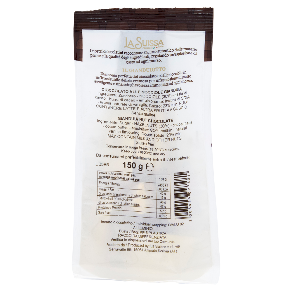 La Suissa Gianduiotto 150 g