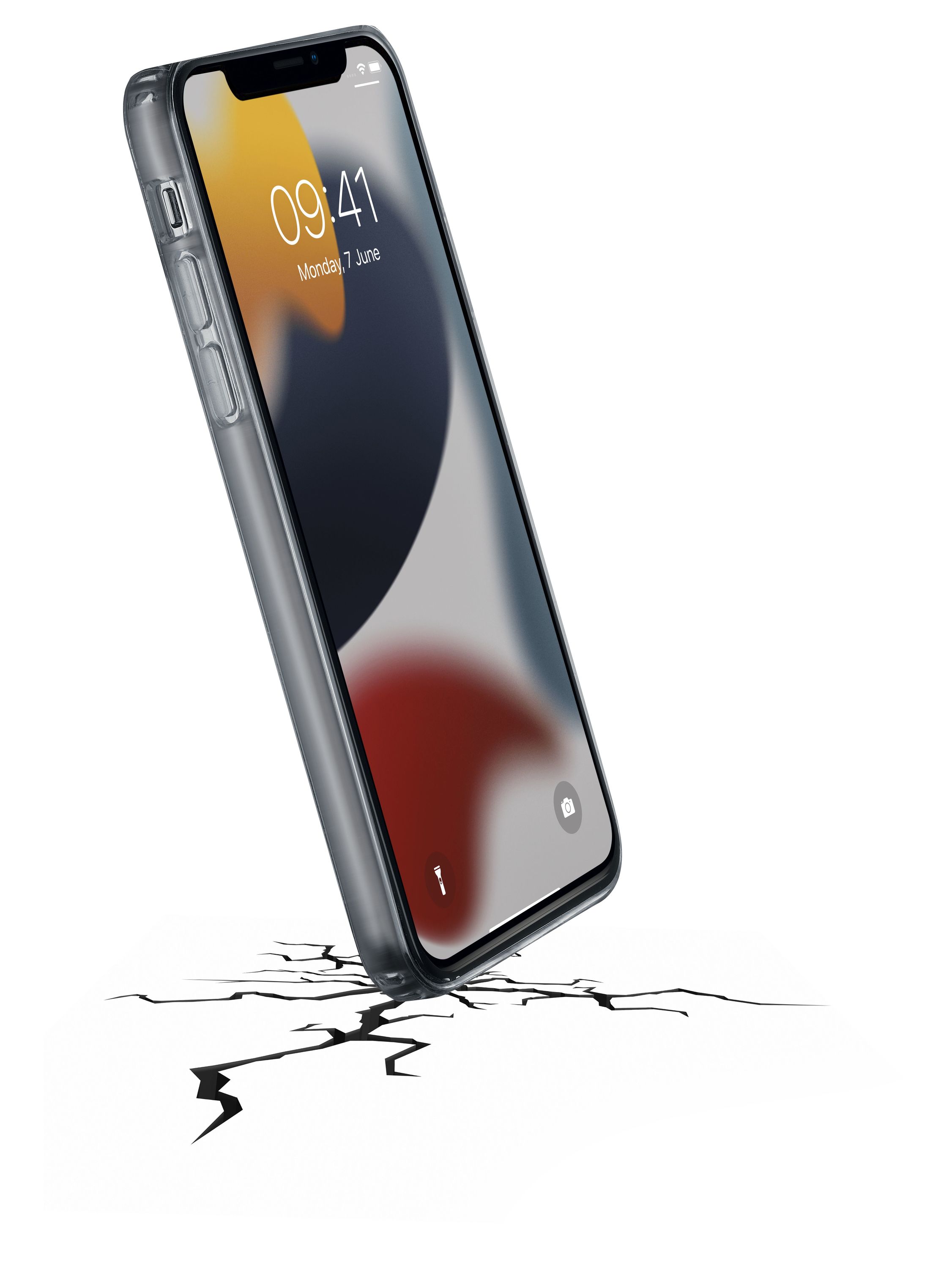 cellularline - Clear Strong - Compatibile con iPhone 17 Pro Max - Custodia Rigida con Bordi in Gomma - Anti-Shock Protegge da Urti e Cadute - Contiene Materiale Riciclato - Trasparente