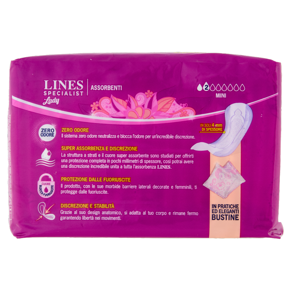 Lines Specialist Lady Assorbenti Mini 18 pz