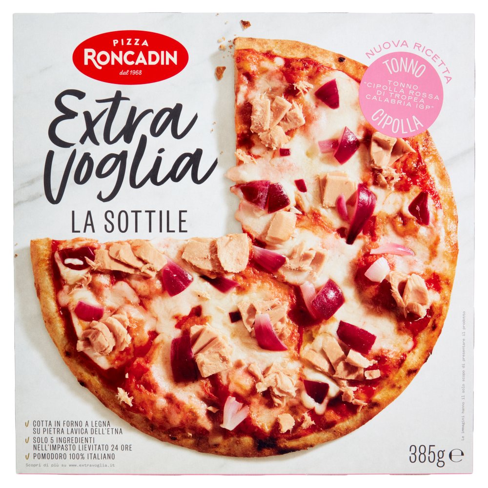 Roncadin Extra Voglia la Sottile Tonno e Cipolla 385 g