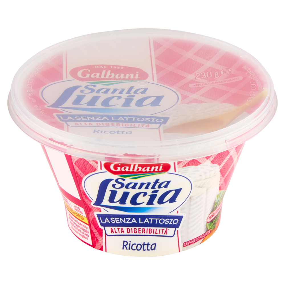 Galbani Santa Lucia la Senza Lattosio Ricotta 230 g