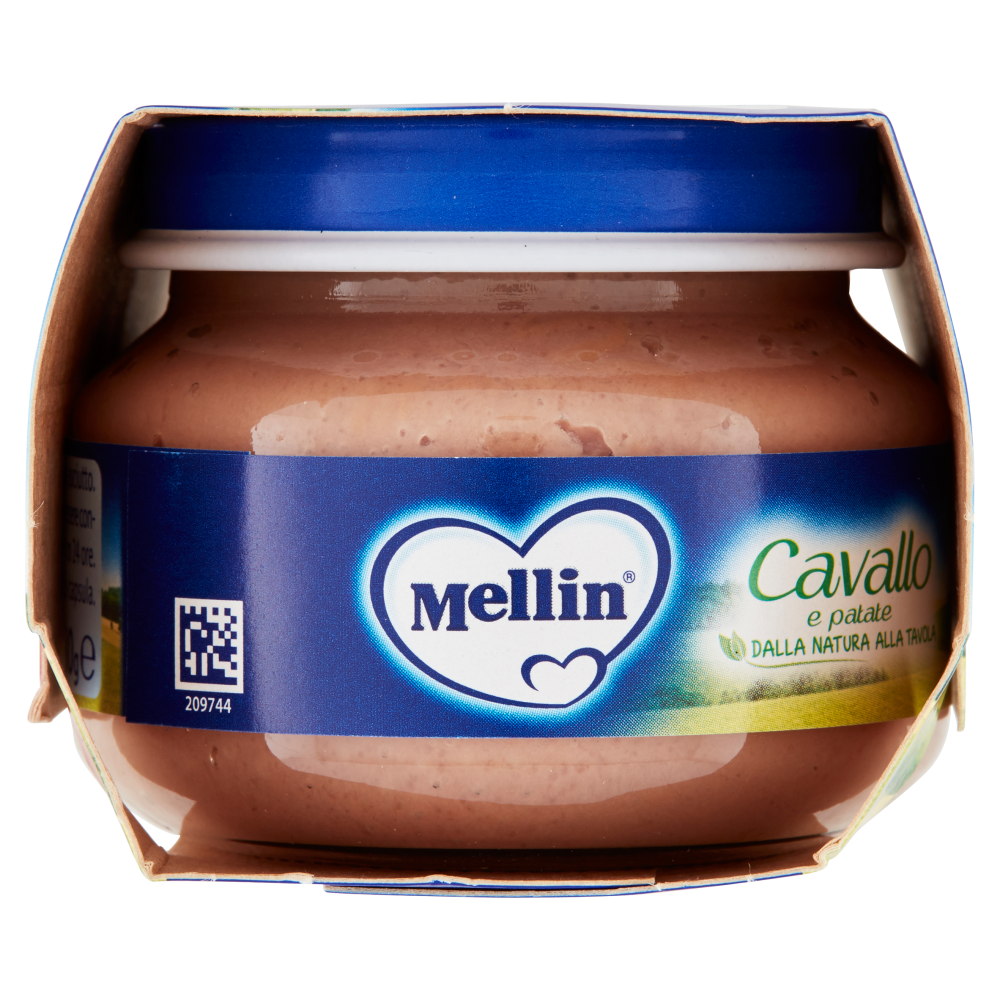 Mellin Cavallo e Patate 100% Naturale Omogeneizzato 2 x 80 g