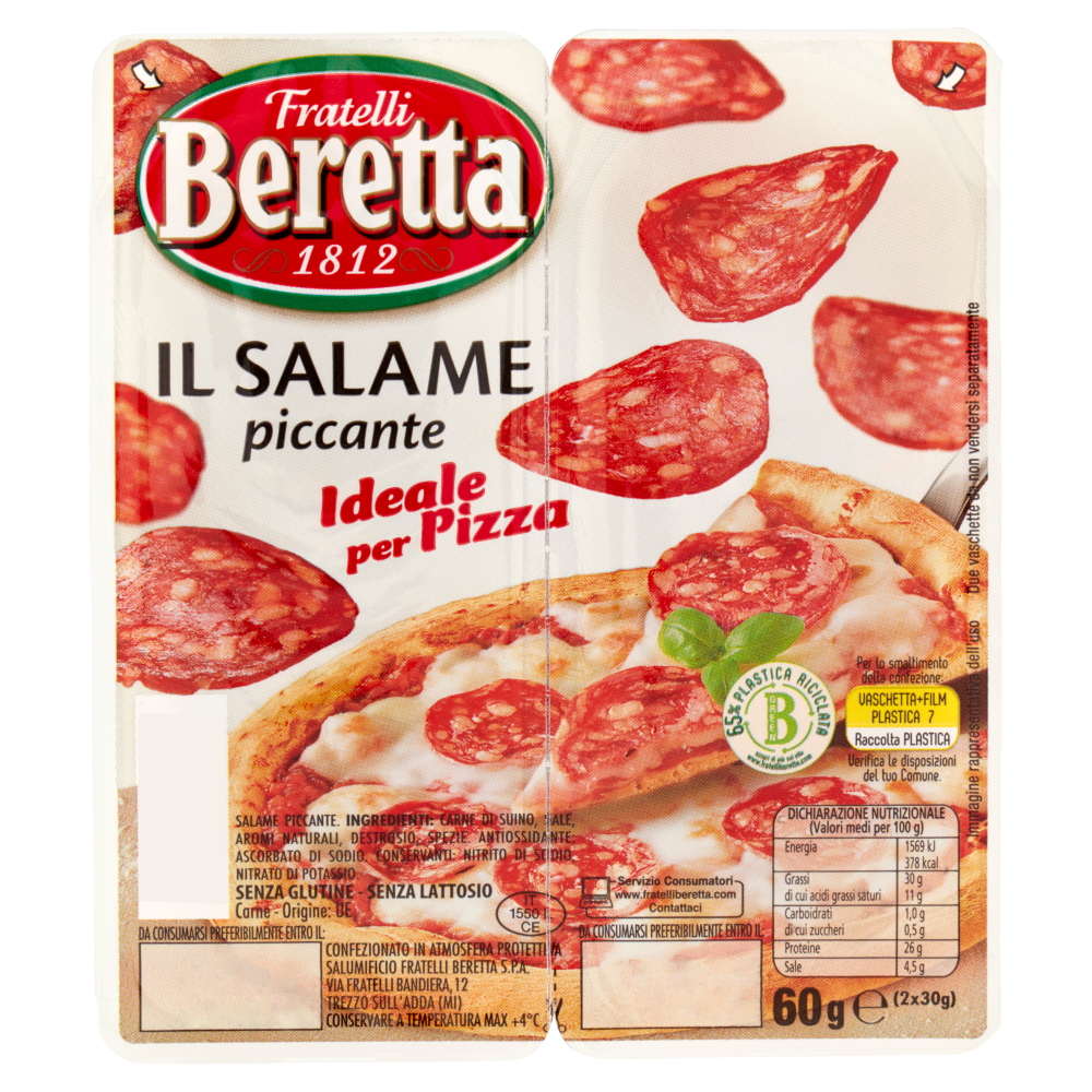Fratelli Beretta il Salame piccante 2 x 30 g