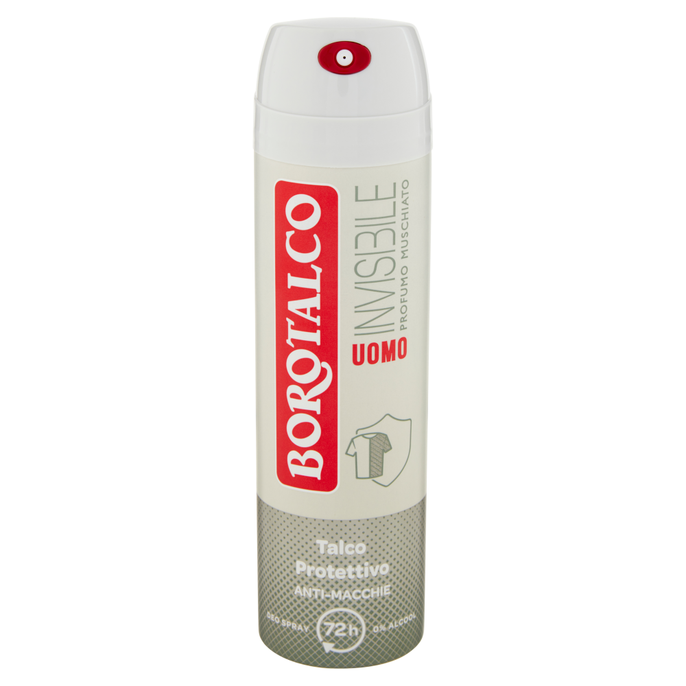 Borotalco Uomo Invisibile Profumo Muschiato Deo Spray 150 ml