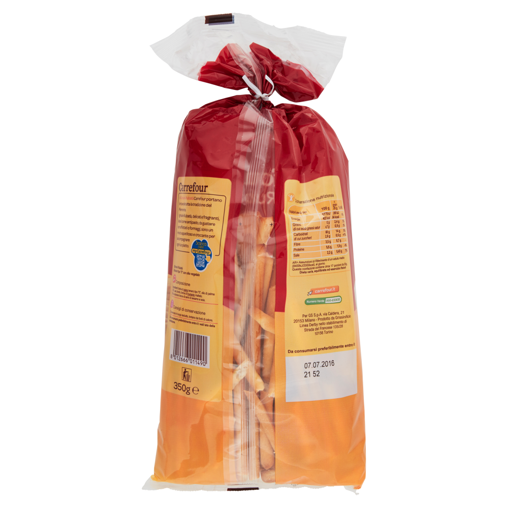 Carrefour Grissini Rubatà 350 g
