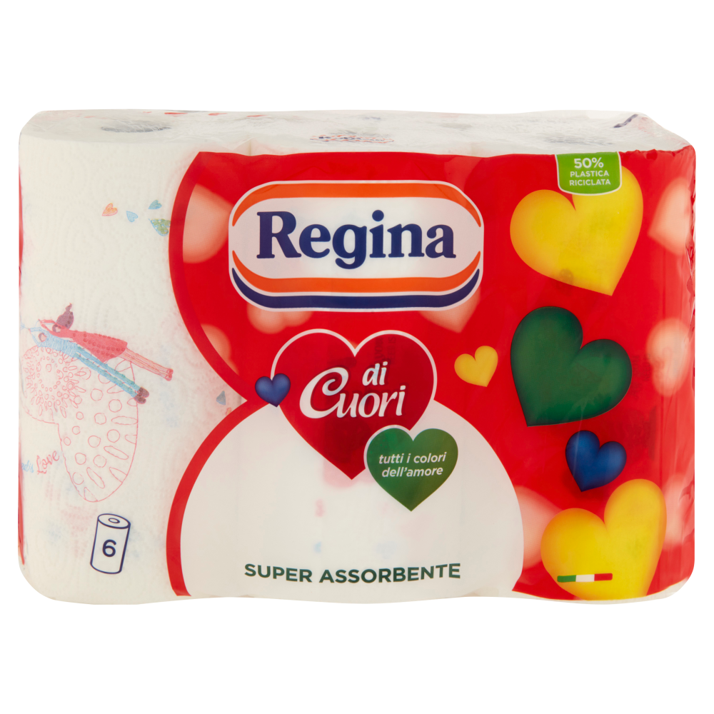 Regina di Cuori carta cucina 6 rotoli