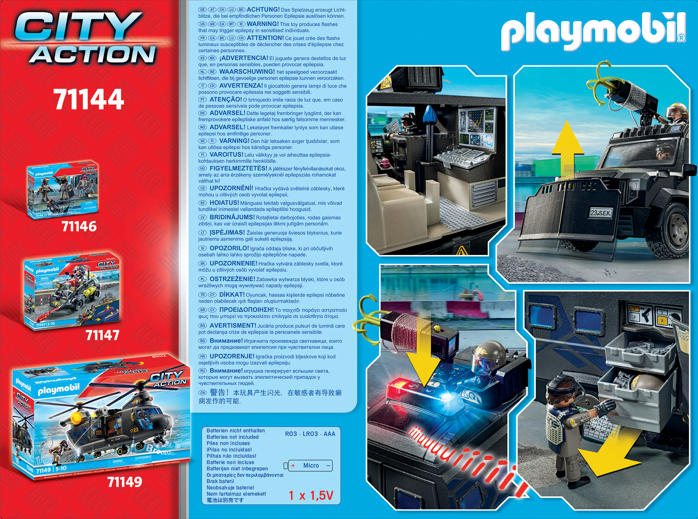 Playmobil City Action 71144 set da gioco