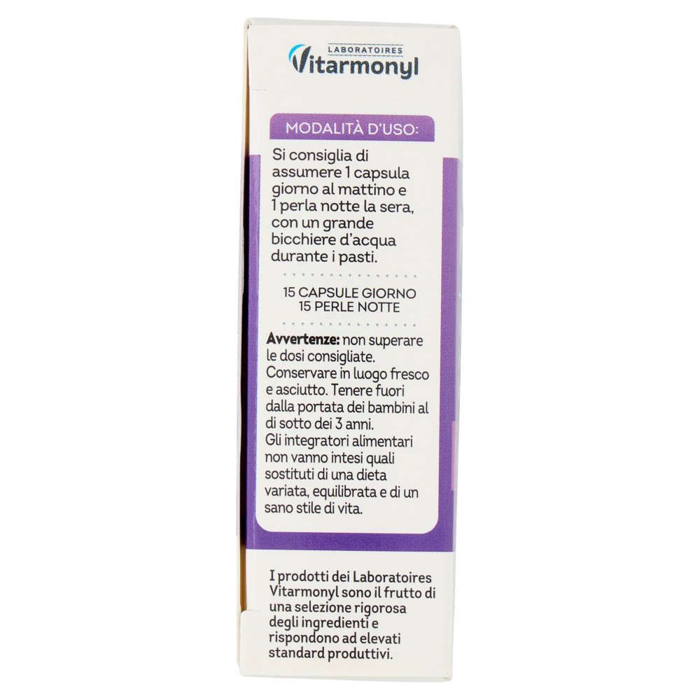 Laboratoires Vitarmonyl Menopausa 15 Capsule Giorno x 8,25 g + 15 Perle Notte x 12,95 g